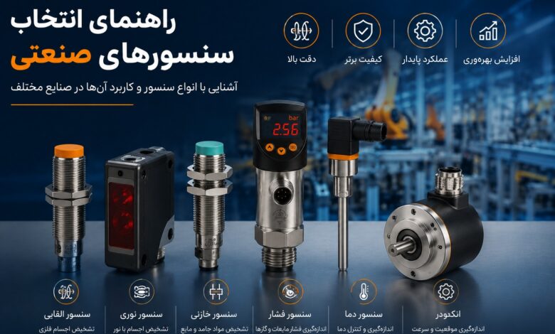 راهنمای انتخاب سنسورهای صنعتی؛ آشنایی با مهم‌ترین تجهیزات اتوماسیون در صنعت